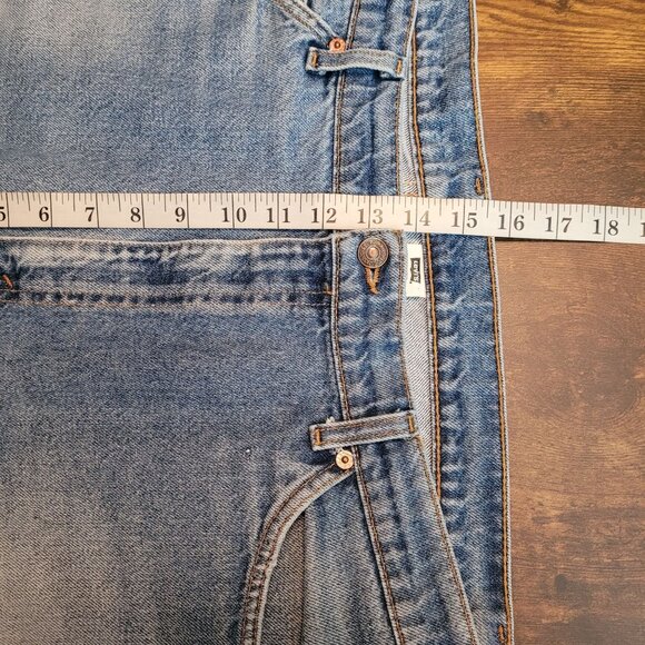 Vtg Levi's Jeans Mens 42x32 Measures 40x29 Orange Tab 505 USA 90's Raw Hem - Picture 8 of 10